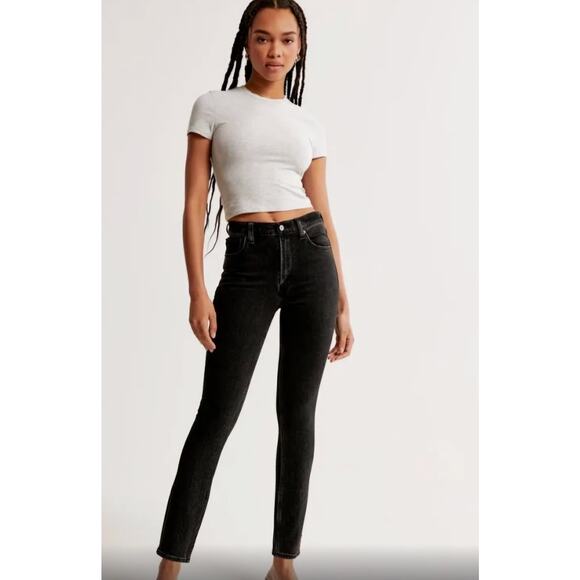 Abercrombie & Fitch High Rise Skinny Jeans - Picture 2 of 7